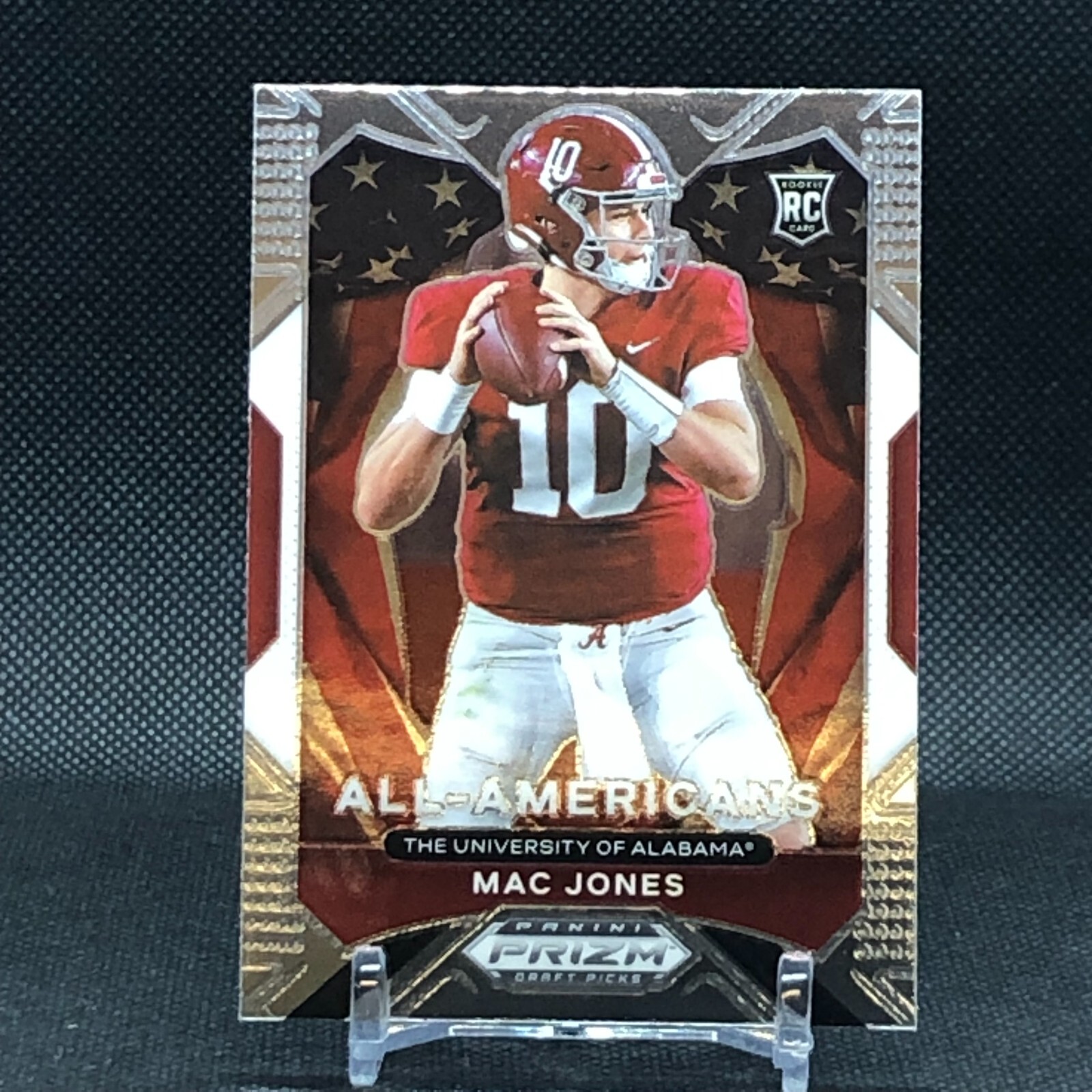 MAC JONES 2021 Panini Prizm Draft Picks All American SP Rookie #183 RC Patriots