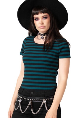 KILLSTAR T-Shirt - Blair Grün Gothic Grunge