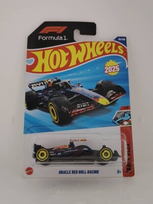 Hot Wheels 2025 Case C Oracle Redbull Racing Formula F1 LONG CARD Free Protector