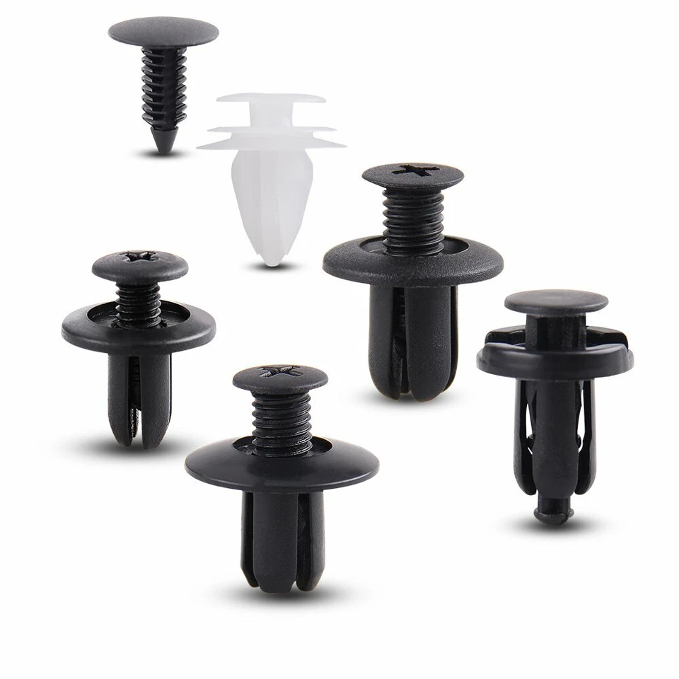 Фиксатор щитка крыла и бампера зажимы заклепки нейлоновый бампер 6 размер 100 шт. - Изображение 2 из 4