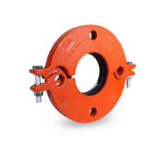 2"in-8"in Ductile Iron Grooved Flange Threaded Pipe Plumbing Fitting Connection
