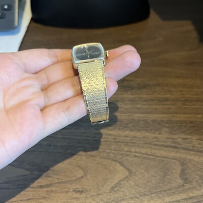 Wittnauer Watch, 8Kt Yellow & stainless steel, Gold Color, 17