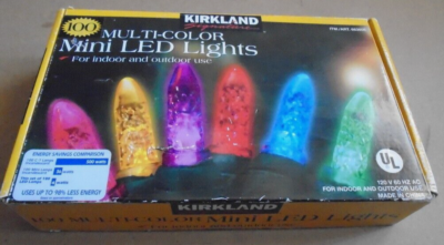 KIRKLAND　クリスマス飾り Kirkland Signature Multi Colored Christmas MINI Led Lights Set of