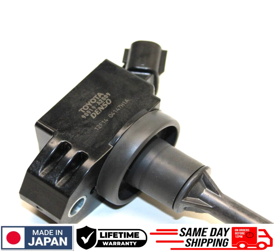 DENSO Ignition Coils For 2018-2025 Toyota Lexus 1.8L 2.0L 2.5L, 90919-A2009 OEM - Image 4 of 4