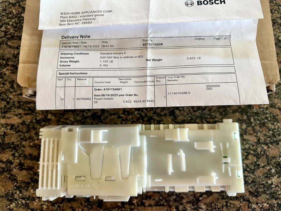 Placa de módulo de energia Bosch 00705463 00668401 NOVA! - Imagem 2 de 4