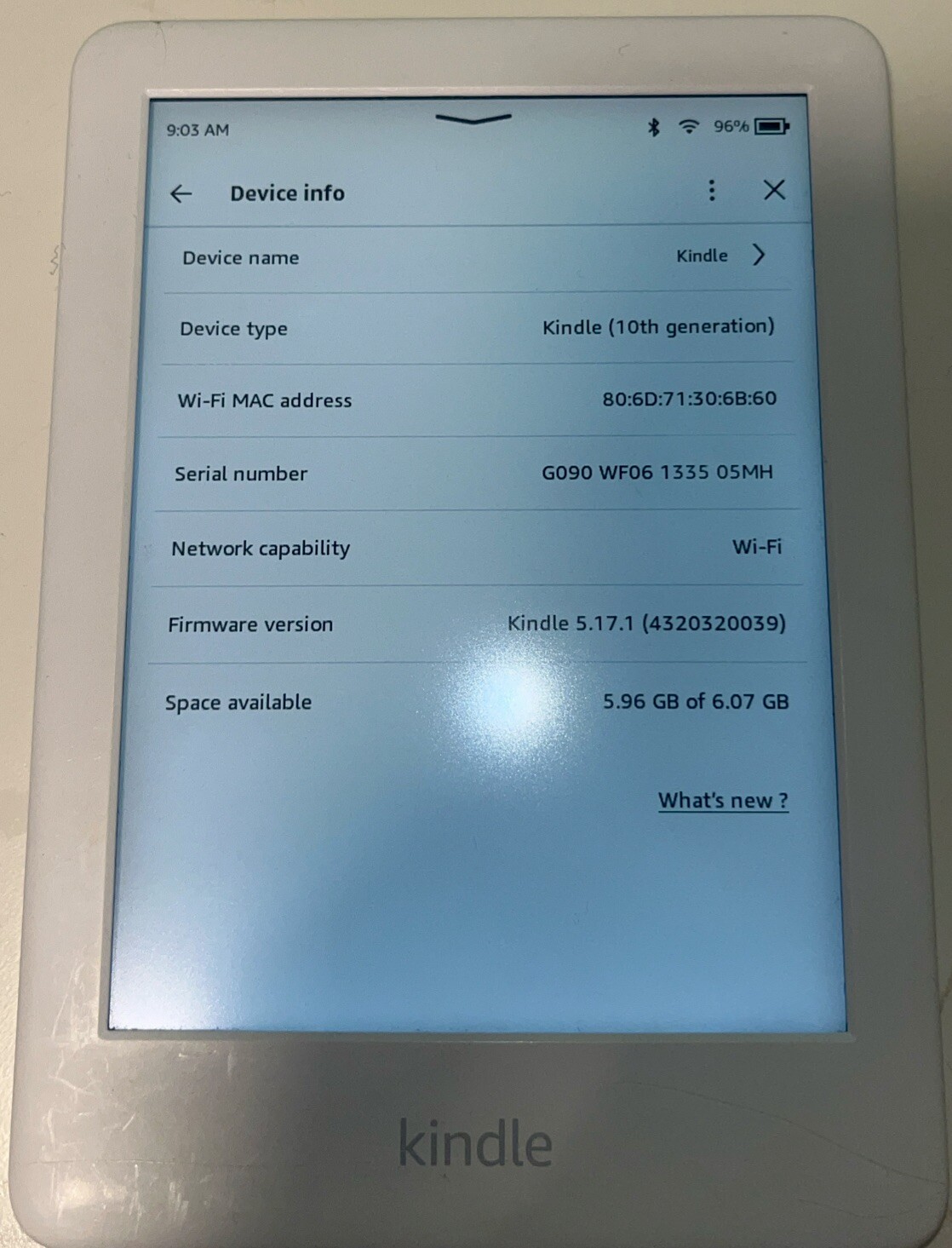 Kindle 10th Gen with minor scratches still like new-image