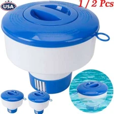 Floating Chlorine Dispenser Swimming Pool Spa Tablet Chemical Floater Hot Tub 3"