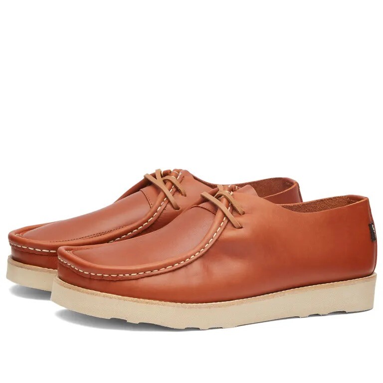 Yogi Mens Shoes Willard Burnt Orange Leather 6UK EU40 RRP £160