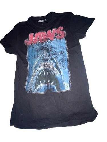 NEW Kith for JAWS Boat Poster Vintage Tee Black Sizes XS-XXL IN