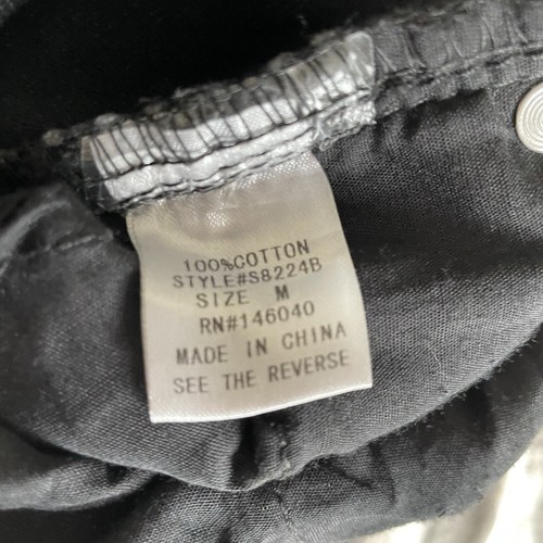 Signature8 Damen schwarze Jeans Medium Distressed ausgefranster Fransensaum - Bild 4 von 9