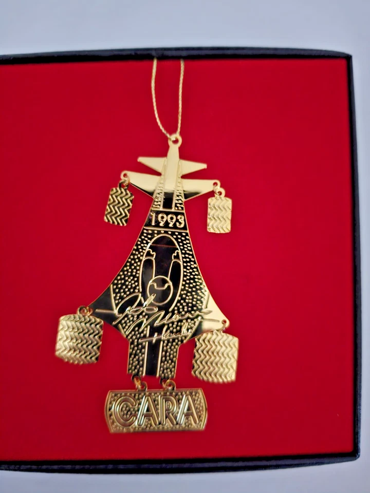 Cara Indy Car Christmas Ornament Collection 1993-1996 Lot Of 4 Racing Ornaments - Image 4 of 4