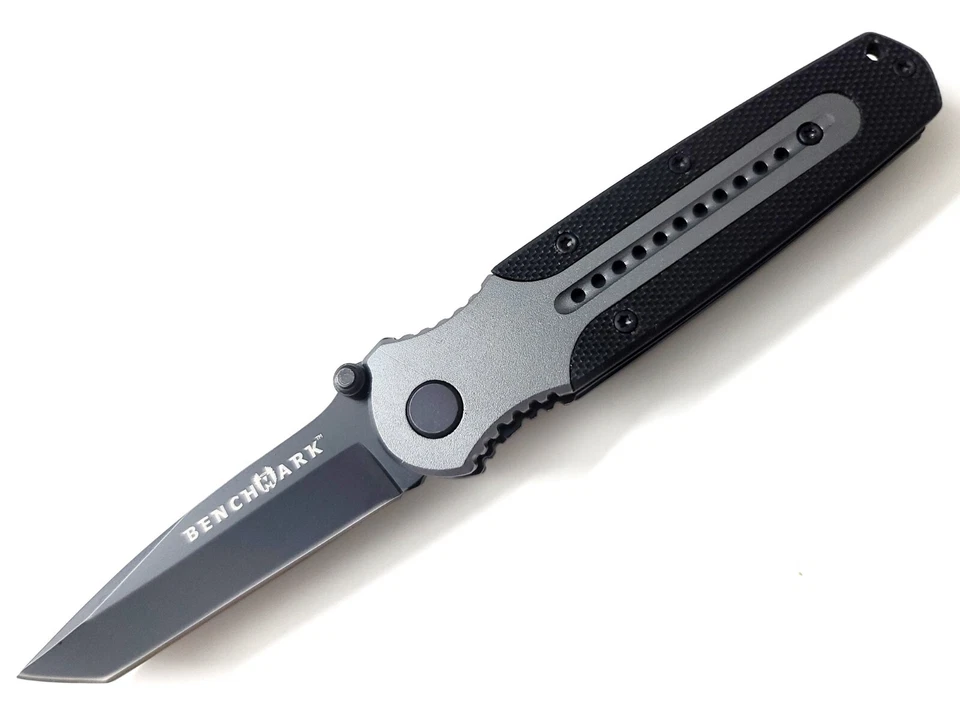 Cuchillo plegable táctico pequeño Benchmark, Linerlock longitud total: 6,5" Foto 3 de 4