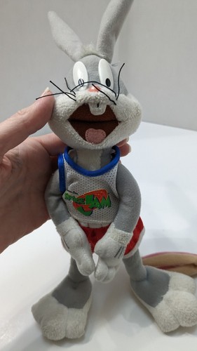 Vintage 90s McDonalds Space Jam 10” Plush Looney Tunes Bugs Bunny & Lola READ - Picture 9 of 9