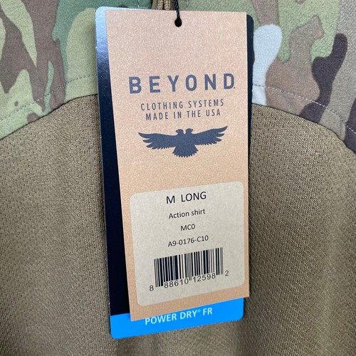 Beyond Clothing A9 Action Shirt Mission Combat Top Multicam OCP 1/4 Zip Pullover - Picture 7 of 7