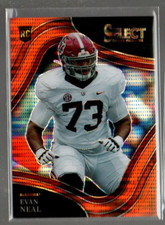 2022 Select Draft Picks Prizms Neon Orange Pulsar #197 Evan Neal /26