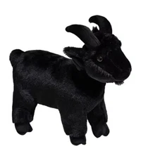 Black Goat Plush Toy 15" Stuffed Animal Toddler Doll Gift for Kids