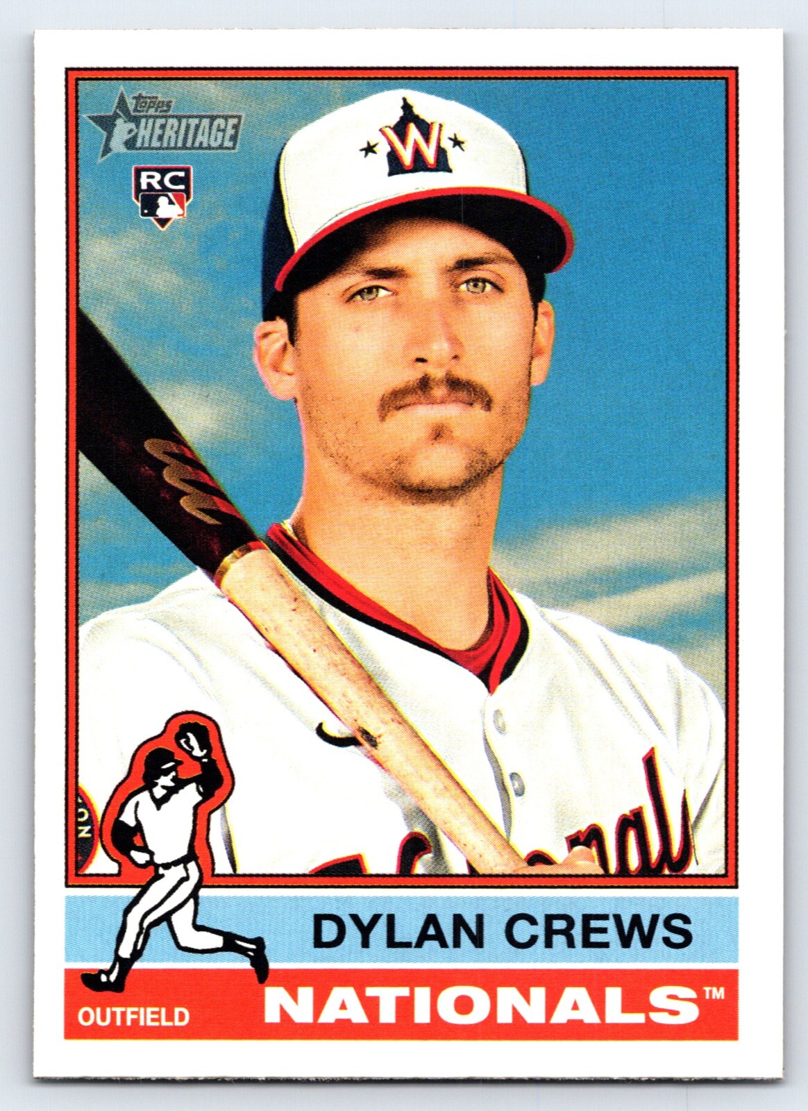 2025 Topps Heritage - Dylan Crews #247 (RC)