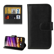 COVER CUSTODIA FLIP CASE IN PELLE PER WIKO MOBILE JIMMY NERO STAND LIBRO BLACK