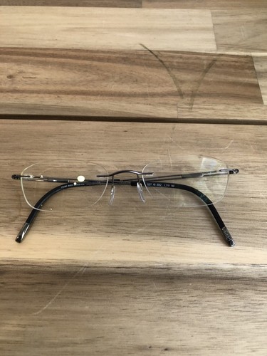 Silhouette 5227 40 6052 19-140 Rimless Titan Eyeglasses Brown Frame Austria - Picture 4 of 9