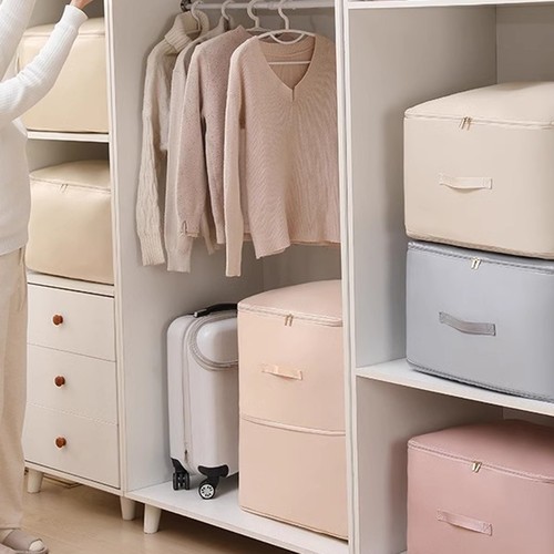 King Size Comforter Storage Bags Sheet Storage Bags Quilt Compression for Space - Picture 3 of 13