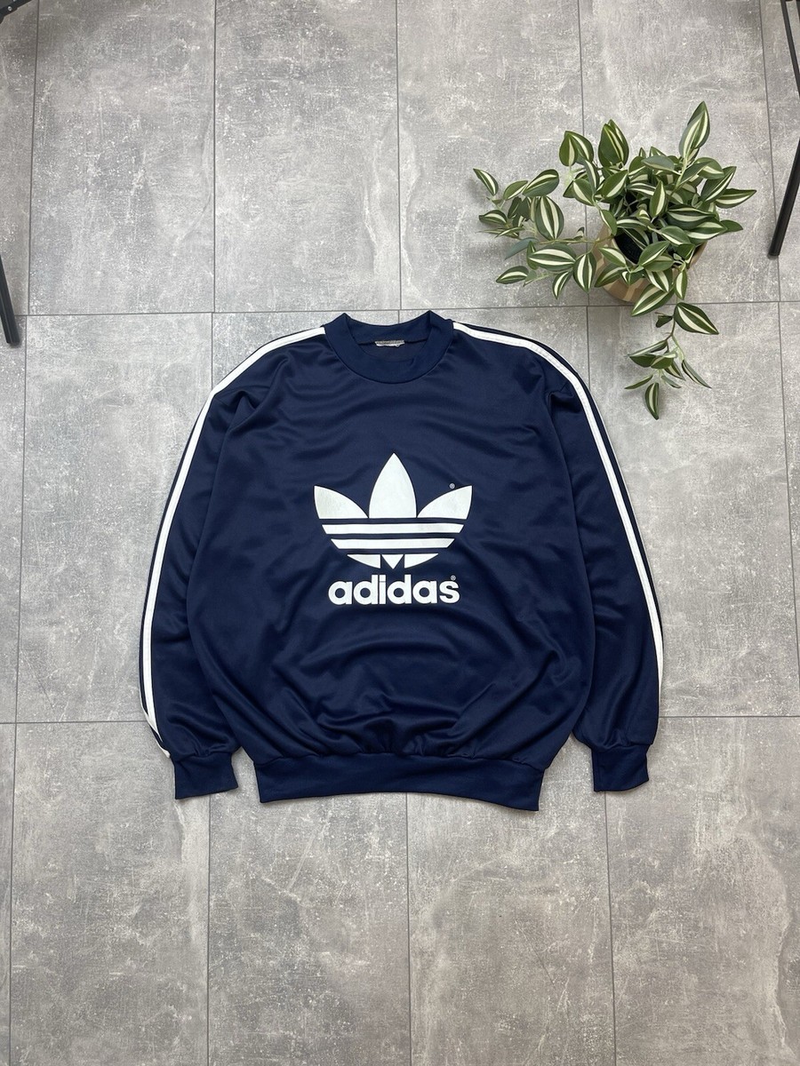 Vintage Adidas Originals Adidas Jumper Navy Vintage Adidas 03