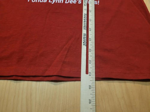 Fonda Lynn Dees Nuts Satisfies Funny Adult Humor T-Shirt Womans Small Ships Free - Picture 5 of 7
