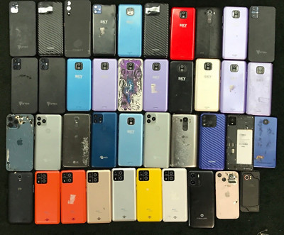 LOT OF 40 x SMART PHONES / APPLE Vortex SKY Moxee BLU *FOR PARTS OR ...