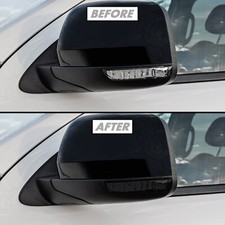 FOR 2011-2026 Dodge Durango Mirror Turn Signal SMOKE Precut Vinyl Tint Overlays