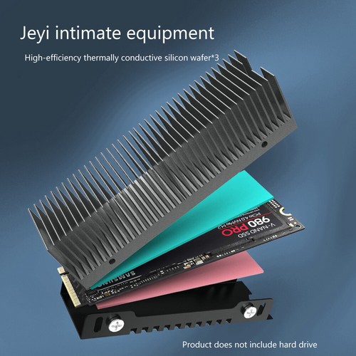 M.2 NVME SSD Heatsink Radiator with 237W/mk Thermal Pad (NO RGB) - Zdjęcie 3 z 11