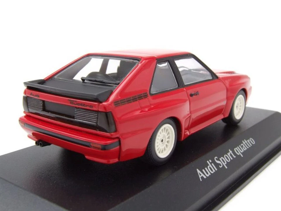 Audi Deporte Quattro 1984 Coche a Escala Rojo 1:43 Maxichamps - Imagen 2 de 4
