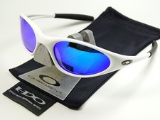 Oakley Minute White Blue Polarized Sonnenbril...