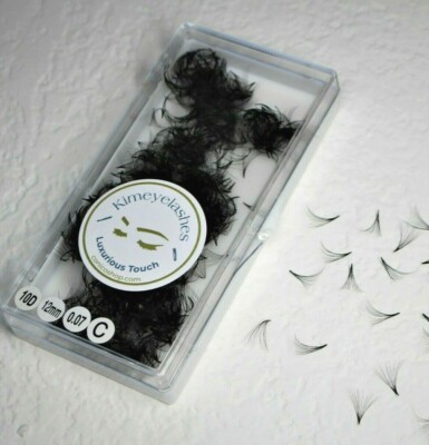1000 4D to 10D 0.07mm Heat Bond Promade Volume Fans Eyelash Extensions Premade