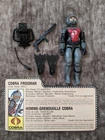 GiJoe ARAH 3.75" Action Figure Hasbro 1985 EELS FROGMAN (v1) Complete w/Filecard