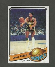 1979-80 TOPPS LONNIE SHELTON #83 SEATTLE SUPPERSONICS