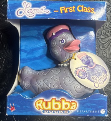 NEW 2000 Rubba Ducks Ducky Tub Toy '' Lame - First Class '' Duck hatched Nov. 15th