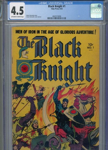 BLACK KNIGHT #1 SOLID GRADE CGC SCHROEDER COVER AND ART BERNSTEIN STORY