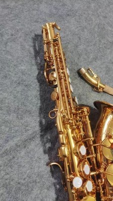 MARK VI Curved Soprano Saxophone B Flat Gold Lacquer Sax Beginners Professionals