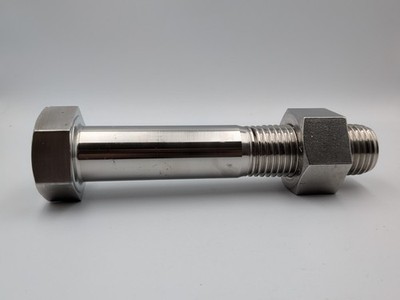 UNUSED 1-1/2''-6 X 8'' 304 Stainless Steel Hex Bolts With 304 Stainless Nuts