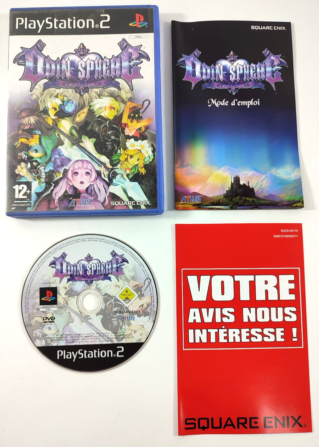 Jeu Playstation 2 PS2 VF  Odin Sphere  avec notice  Envoi rapide et suivi