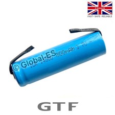 GTF AA/LR6/14500 Tabbed Li-Ion Rechargeable Battery - 3.7V 800mAh 6.99 per battery
