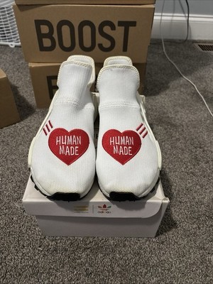 Adidas Human Made x Pharrell x NMD Hu Love Sneakers Size 8.5 Men's