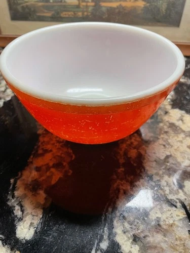 Red Pyrex 1.5 Qt Quart Bowl # 402
