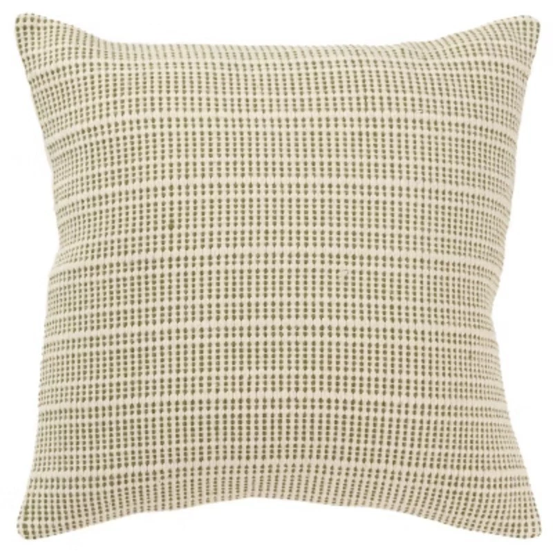20"x20" Oversize Striped Square Throw Pillow Cover - Rizzy... - Image 3 of 4