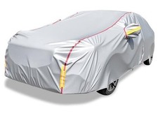 Car Cover Waterproof All Weather, 6 Layers Outdoor XXL Full XXL-Sedan Silver