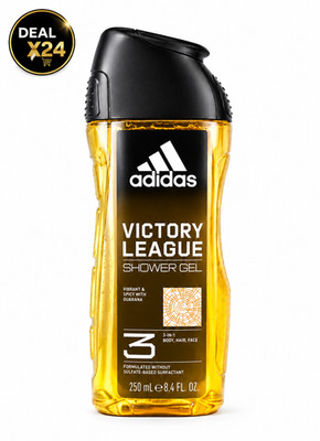   adidas Victory League 3-in-1 Shower Gel   250 ml Frisch, würzig und sportlic