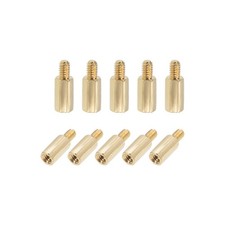 M2x6mm+3mm Male-Female Brass Hex PCB Motherboard Spacer 50pcs