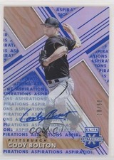 2019 Panini Elite Extra Edition Aspirations Blue 18/50 Cody Bolton #151 Auto 8x7