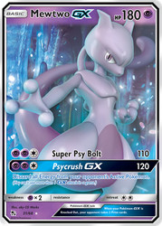 Mewtwo GX 31/68 Hidden Fates Ultra Rare Holo