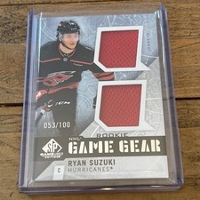 Ryan Suzuki 2025-26 SP Game Used #GG-RS Game Gear Rookies #/100