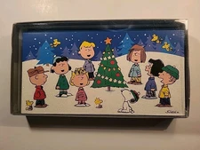 Hallmark Peanuts Christmas Boxed Cards Set Of 16 Featuring Snoopy & Friends